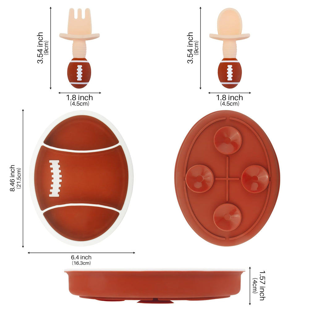 Linowos lightweight plate is travel-friendly for on-the-go meals.