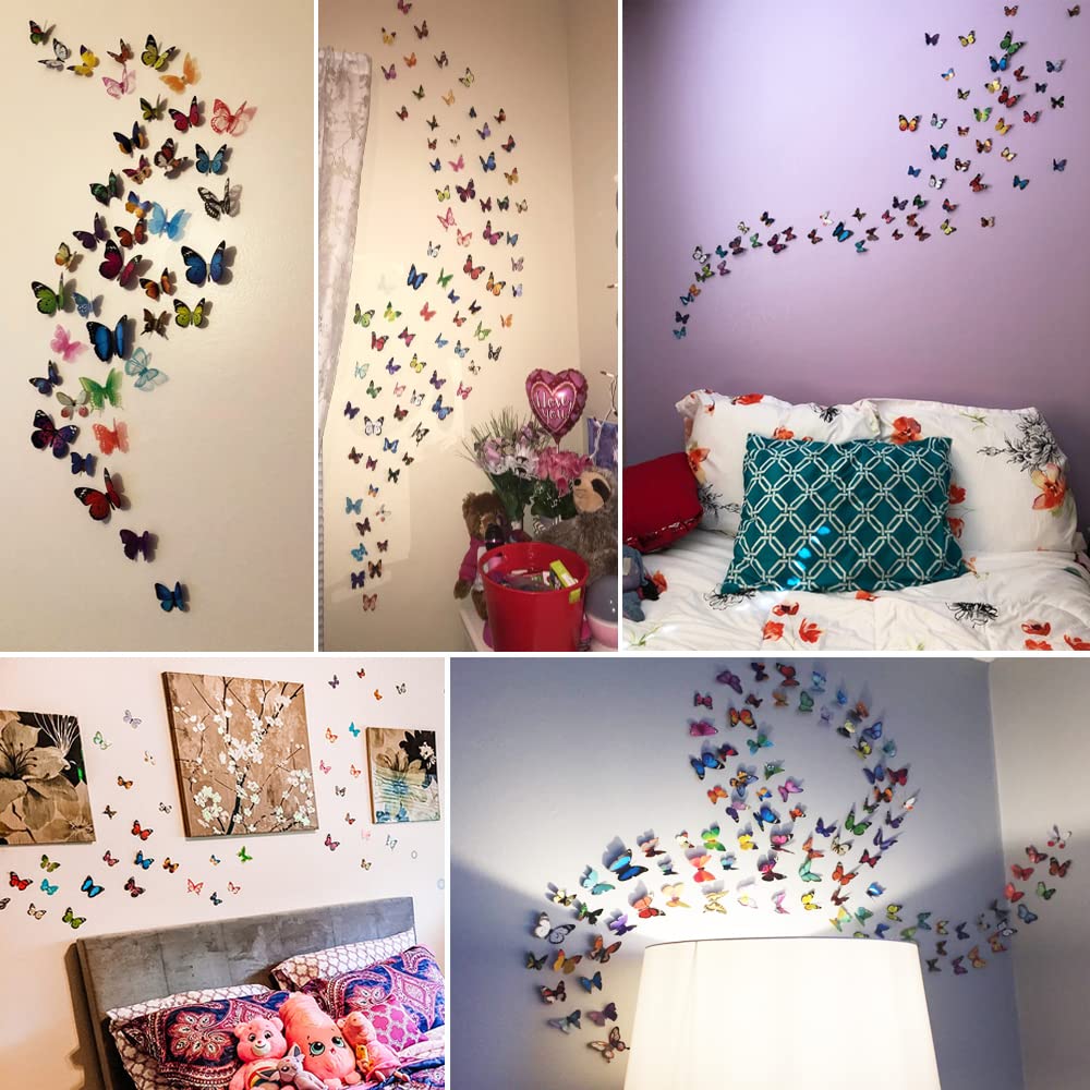 Lintopos butterfly wall decal 03 enhances photography backdrops with a soft 3D illusion.