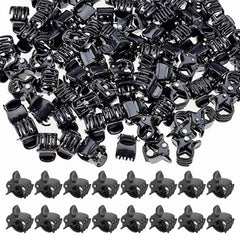 LINYUEARUI 200pcs tiny hair clips pack showing abundant daily styling options.