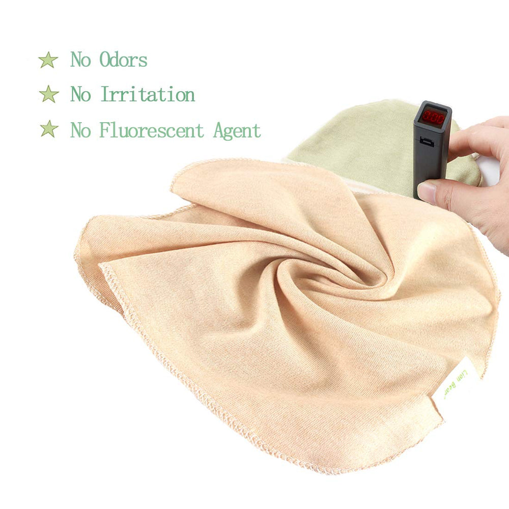 Lion bear hypoallergenic baby washcloth ideal for sensitive skin care