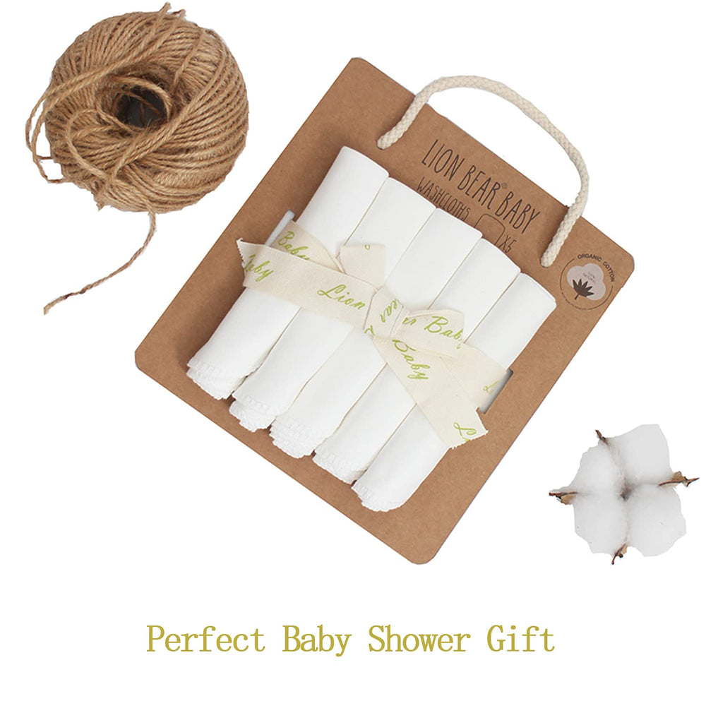Lion bear quick-dry absorbent washcloth helps with spills and dribbles