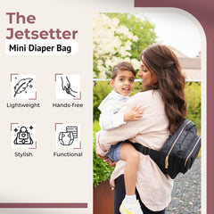 Lion & Light Jetsetter portable changing pad for quick diaper changes on the go.