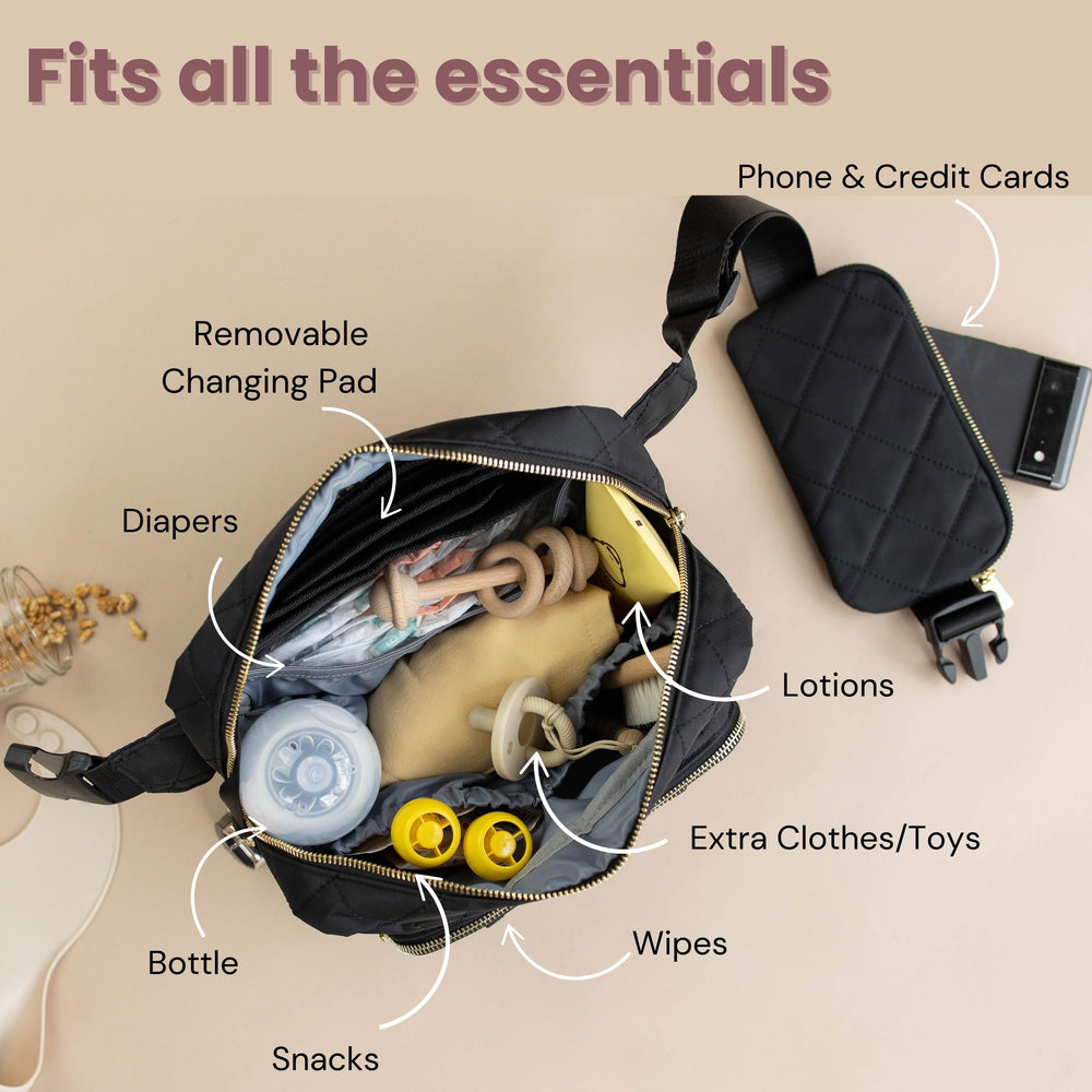 Lion & Light Jetsetter crossbody strap enables hands-free adventures.