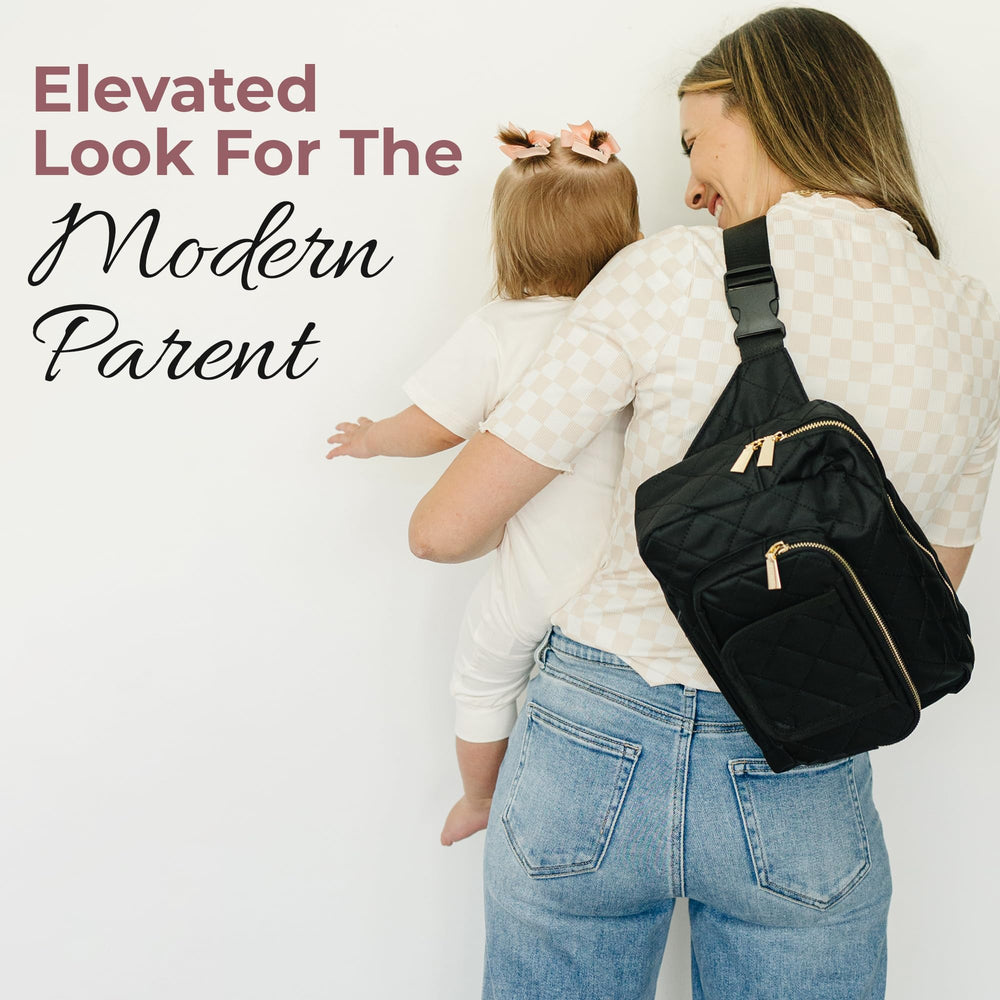 Lion & Light Jetsetter quilted design adds stylish mom-on-the-go appeal.