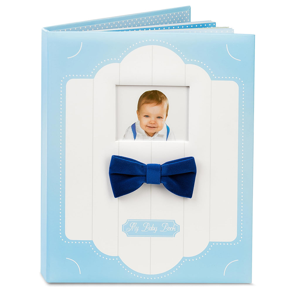 Liplut Baby Book Memory Boy cover showcases a blue keepsake design for lasting birth-to-five memories