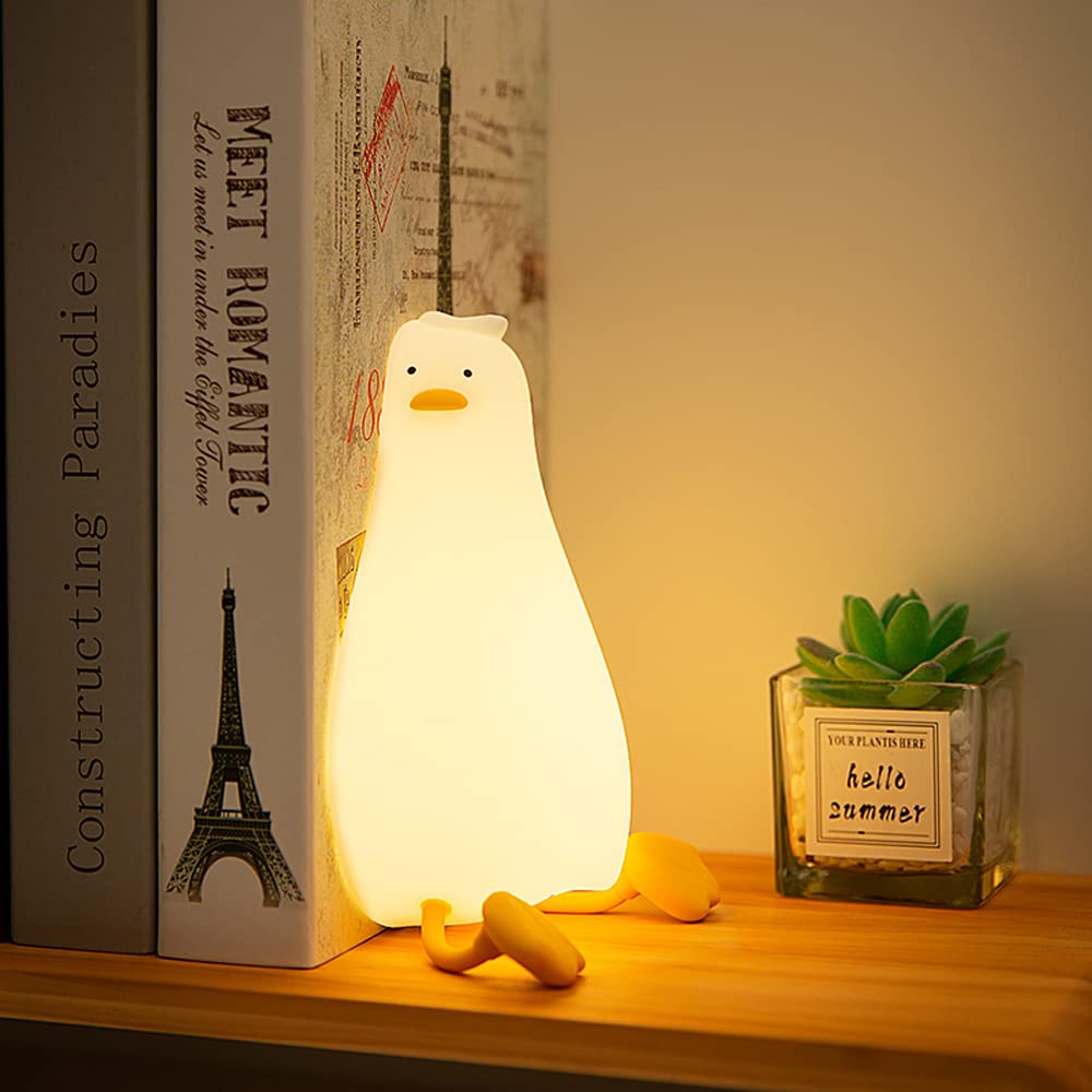 Liqmin Duck Night Light rechargeable and portable for easy room-to-room use