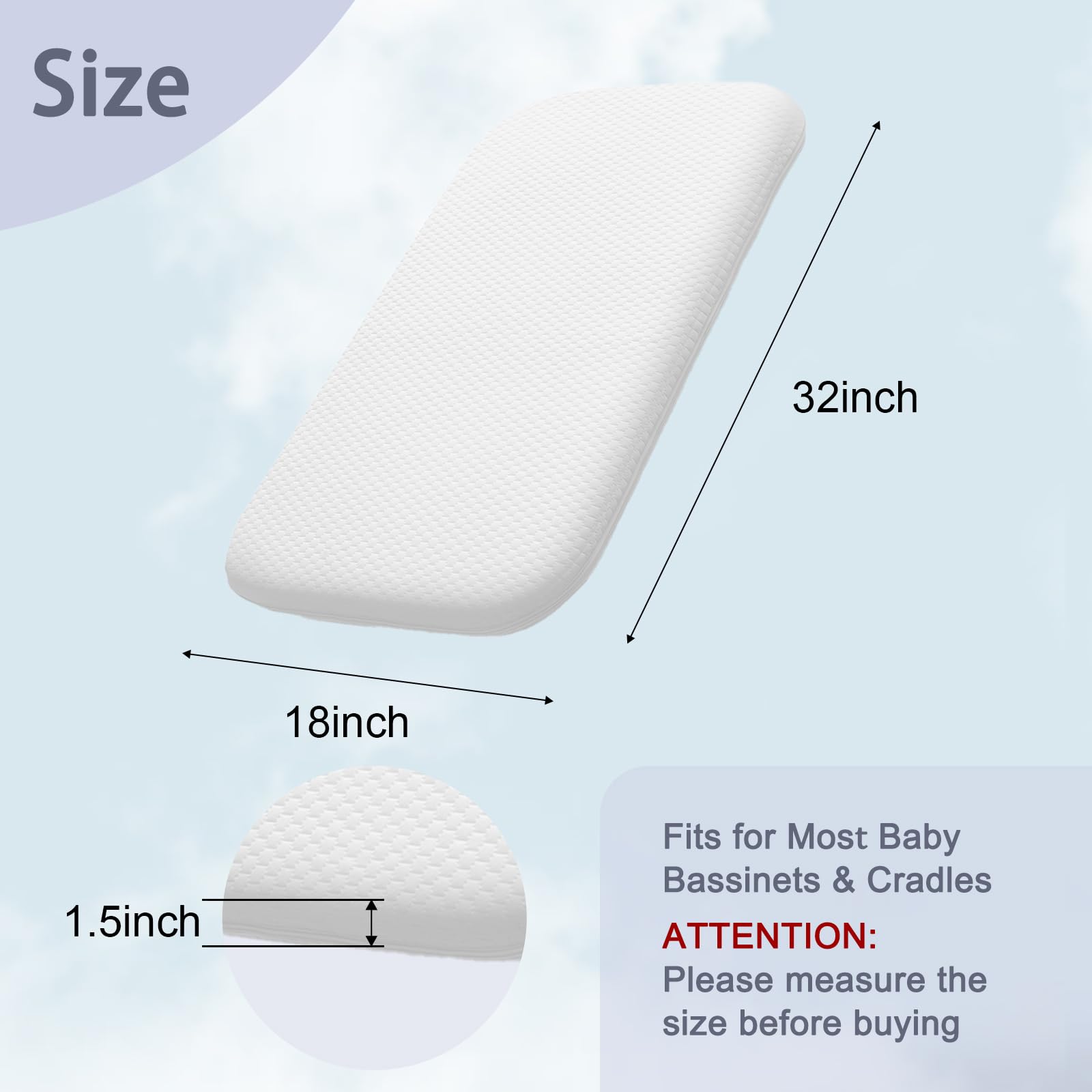 Lisara ice-silk cover close-up highlights cooling feel for baby comfort.