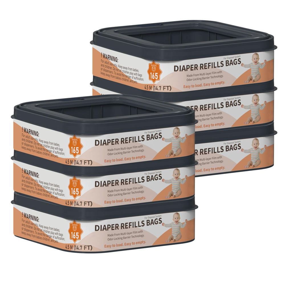 Lisyee square starter refills pack shot highlighting bulk six-pack for busy nurseries.