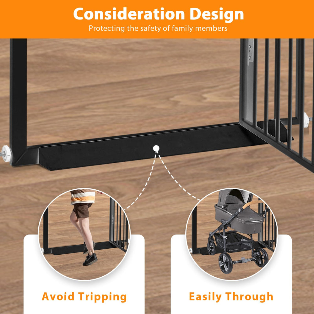 LitaiL double pet door opening handle for easy one-handed pass-through.