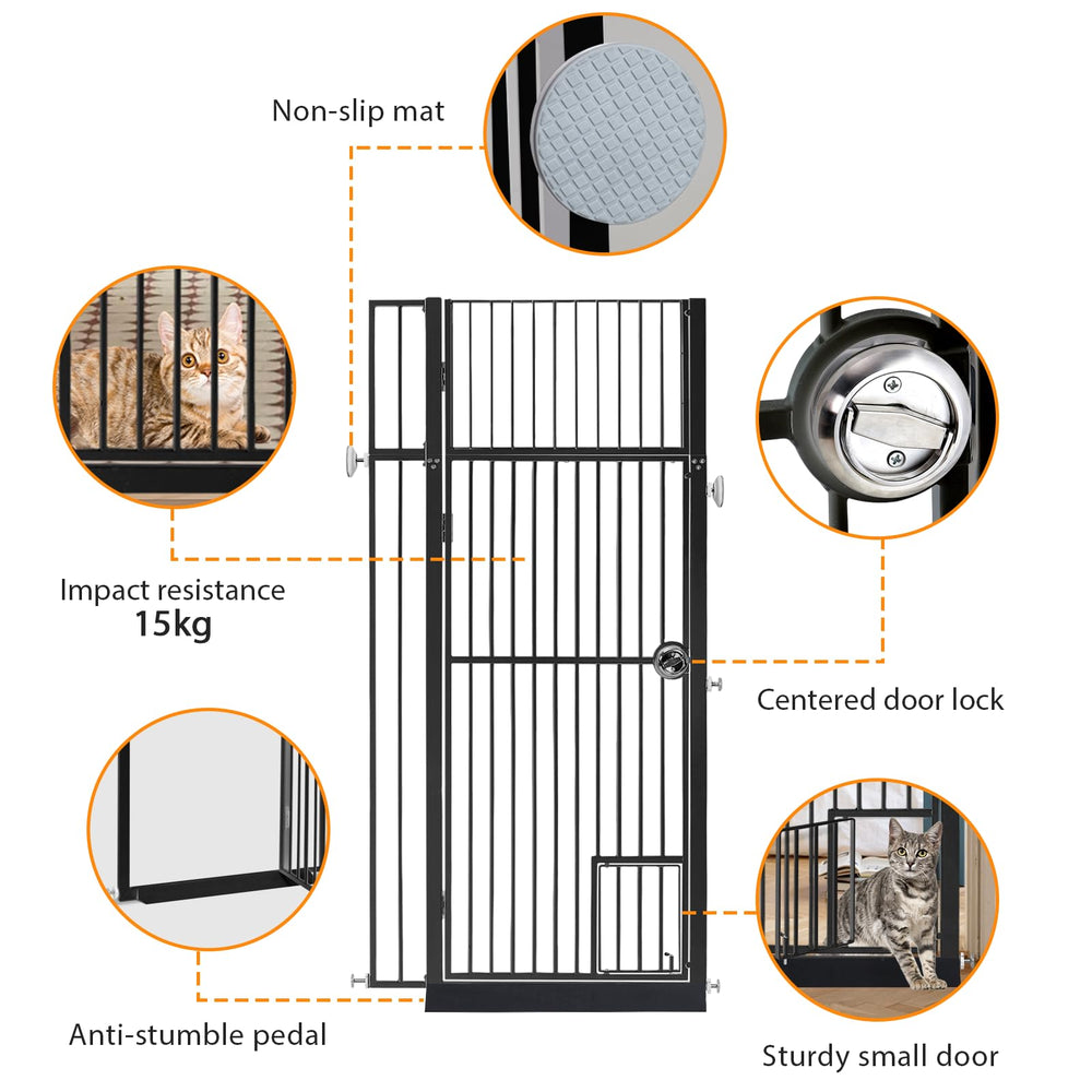 LitaiL easy install without drilling improves quick doorway setup.
