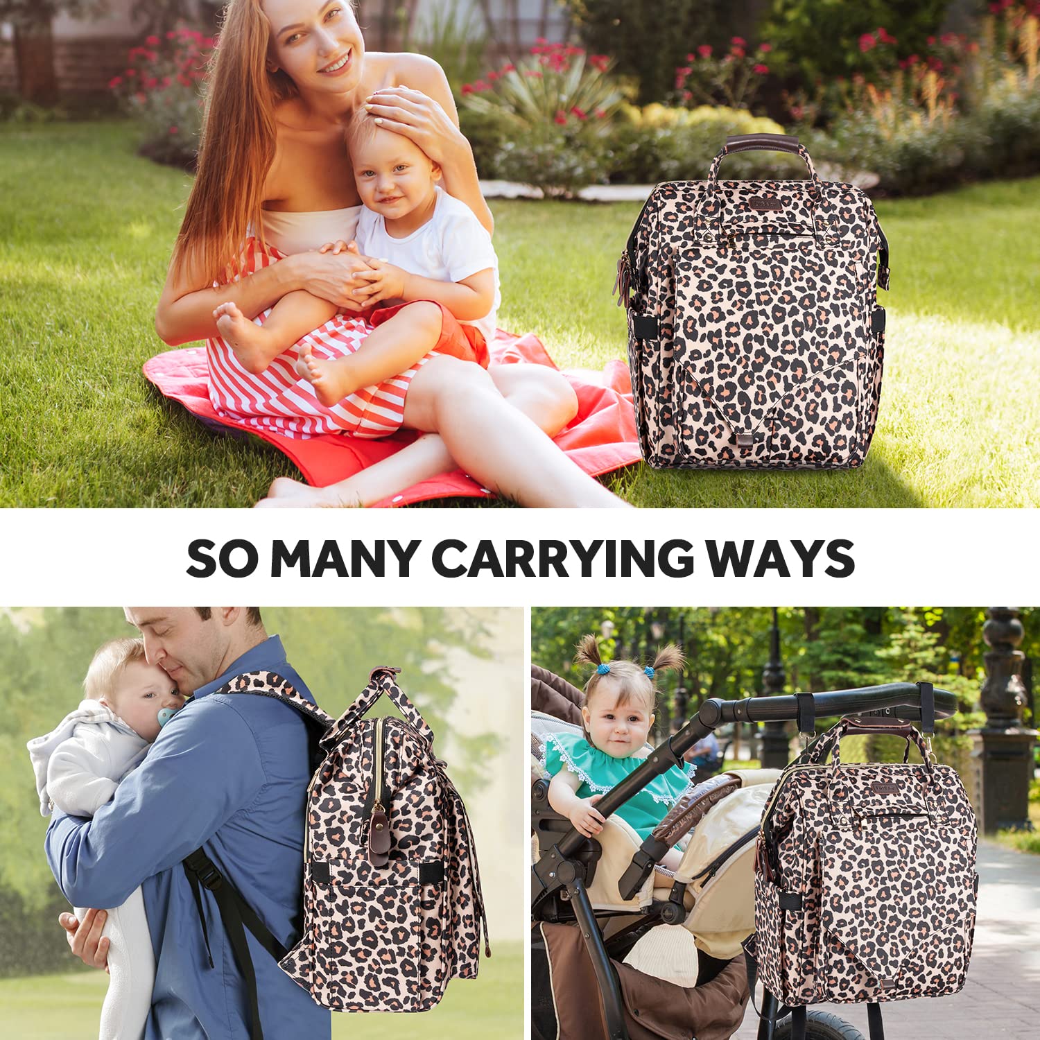 LitBear back anti theft pocket and wide opening for quick access