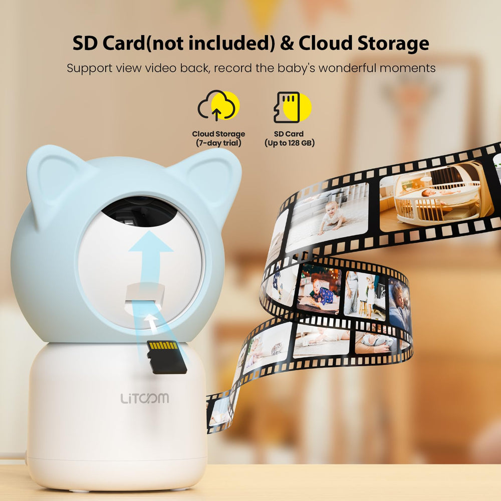 Litokam local and cloud storage for secure video playback