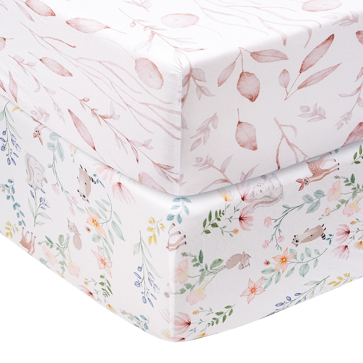 Littogoose Graco Pack and Play Sheet folded for compact storage and quick changes.