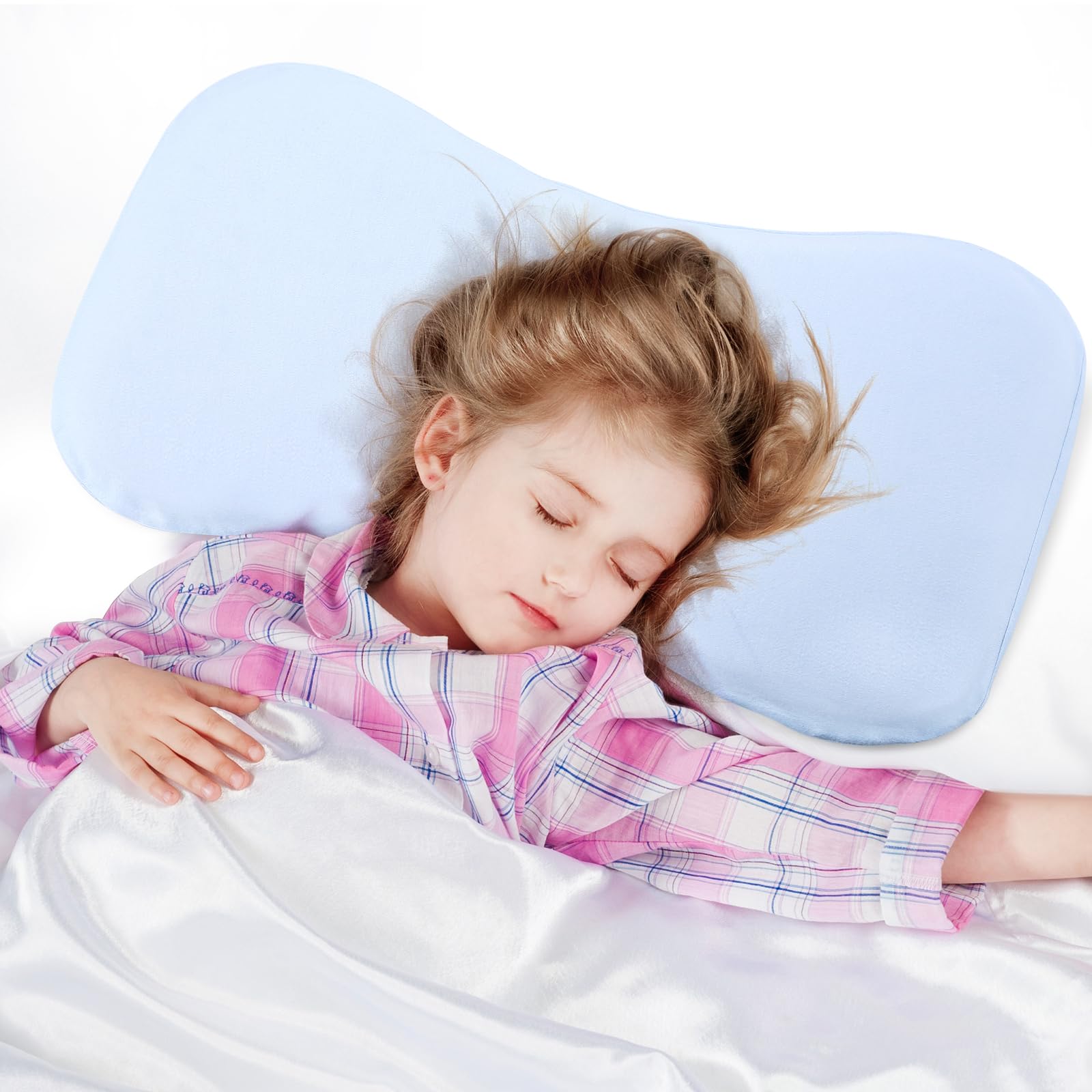 Little Bo Baby Toddler Pillow ventilated design promotes breathable comfort and sweat-free nights.