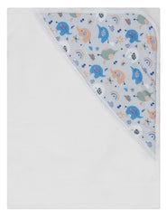 Little Celebrity hooded towel soft fabric closeup highlights breathable terry texture.