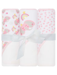 LITTLE CELEBRITY hooded towel on baby, plush softness for gentle post-bath drying