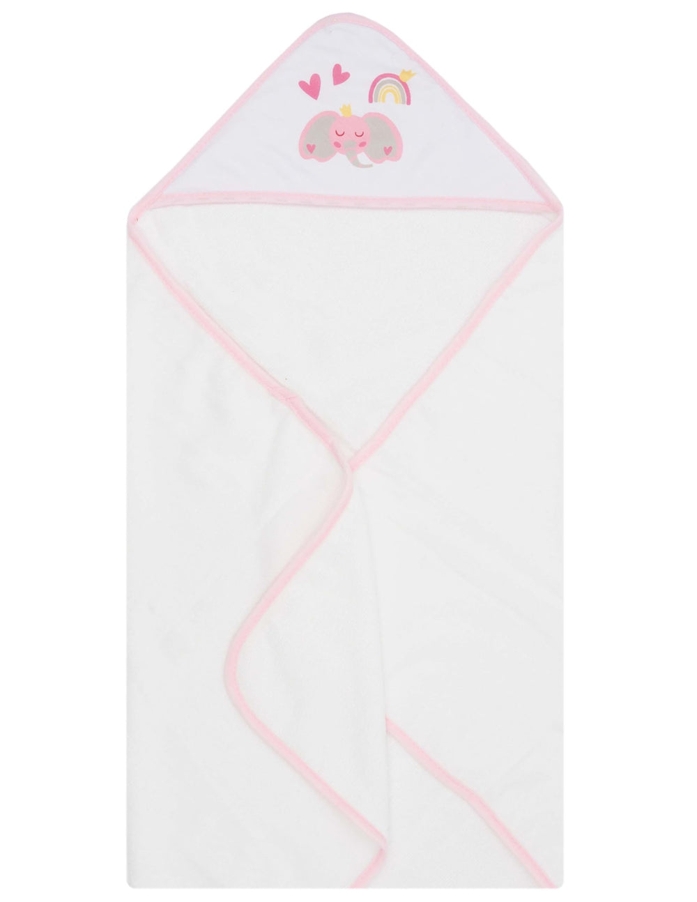 LITTLE CELEBRITY 30x26 towel laid flat, versatile for newborns to toddlers