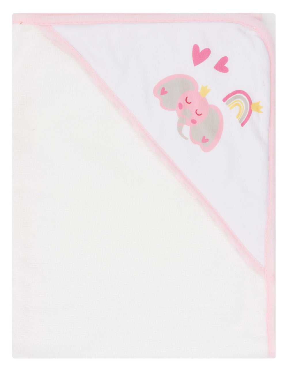 LITTLE CELEBRITY hooded towel close-up, ultra-soft fabric protects delicate skin
