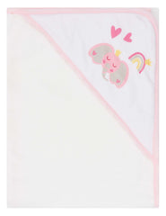 LITTLE CELEBRITY hooded towel close-up, ultra-soft fabric protects delicate skin