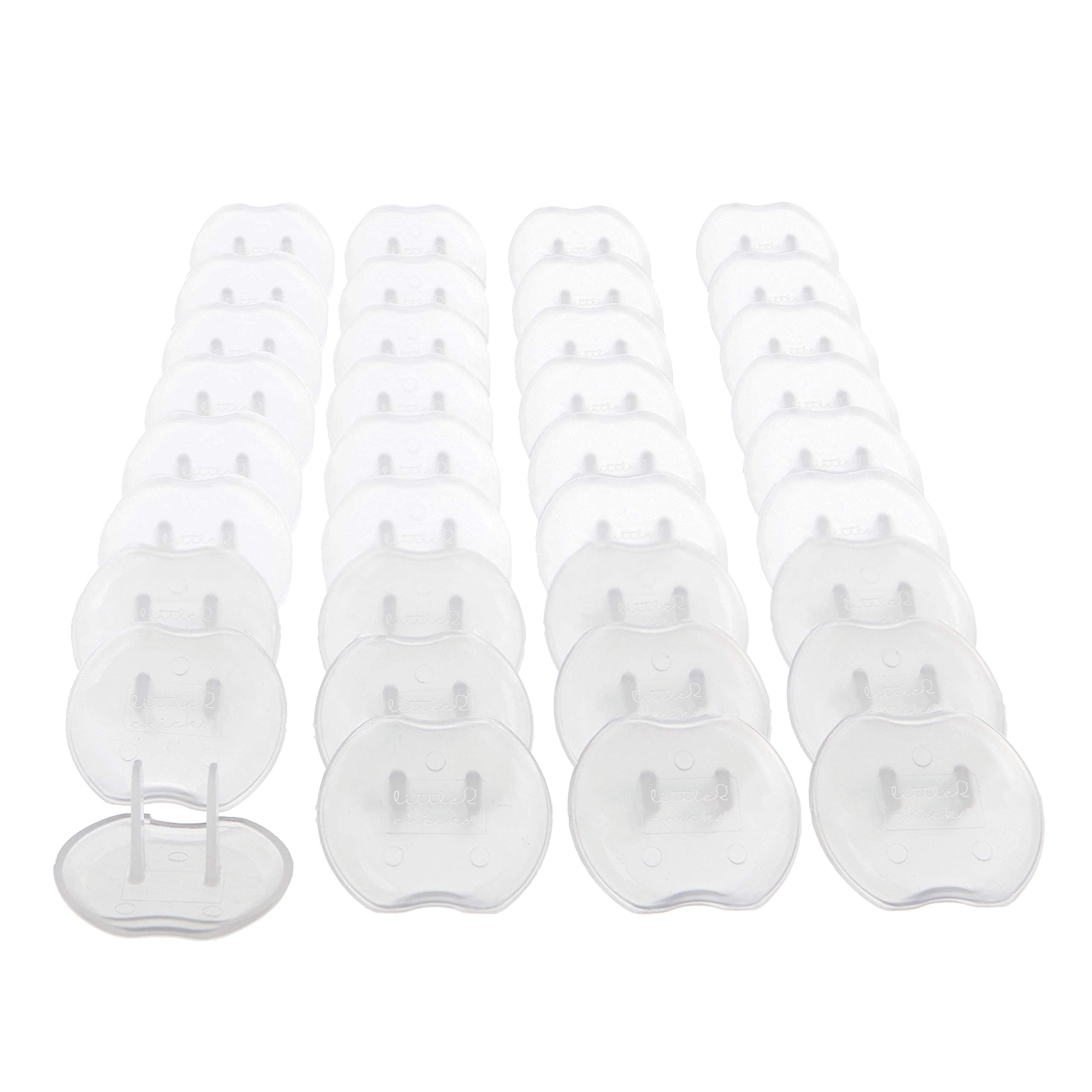 Little Chicks outlet covers universal fit block hazards in standard sockets