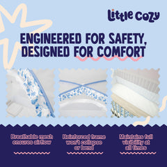 Little Cozy crib tent pop-up setup saves time and effort