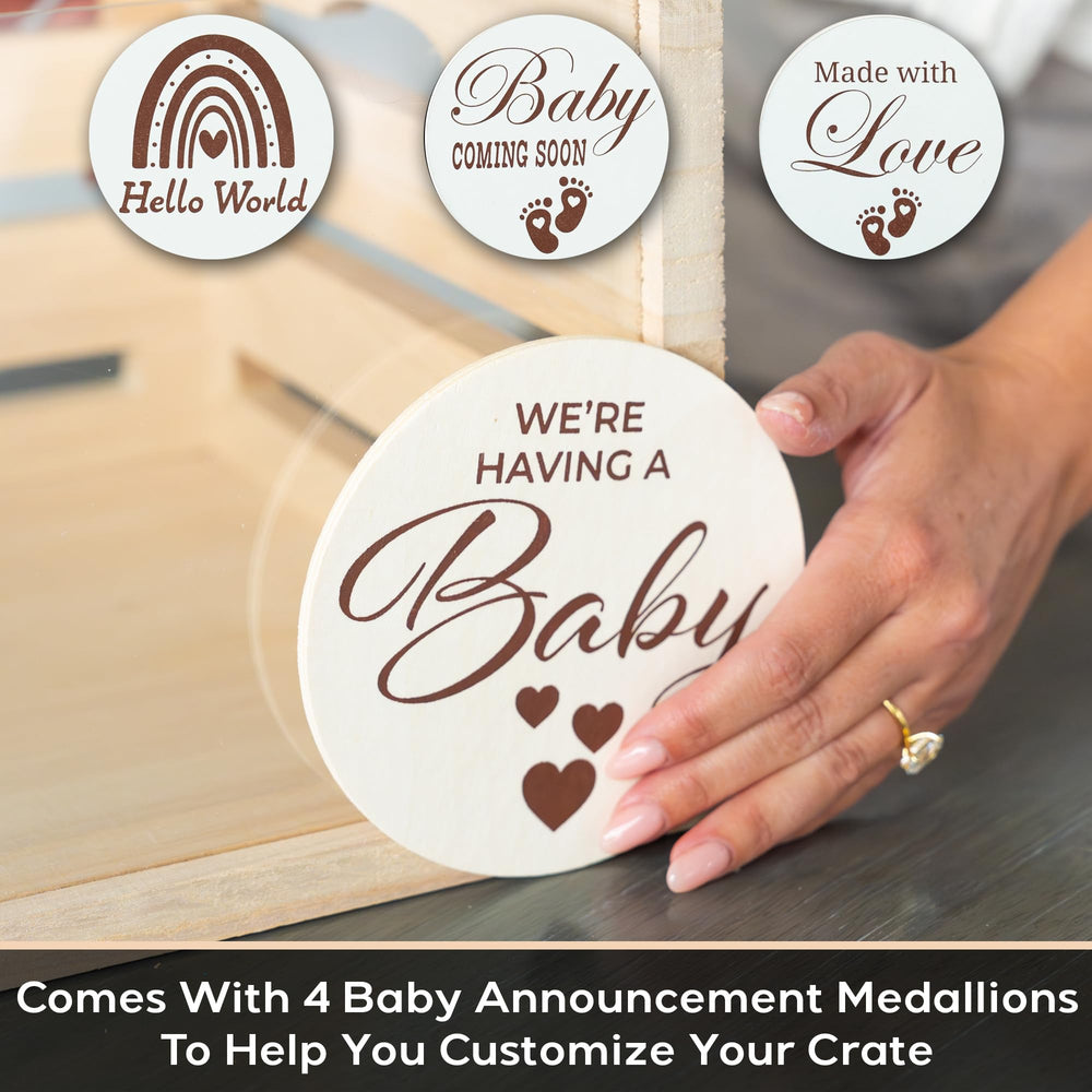 Little Cuteness accessories medallions wrap for personalized presentation