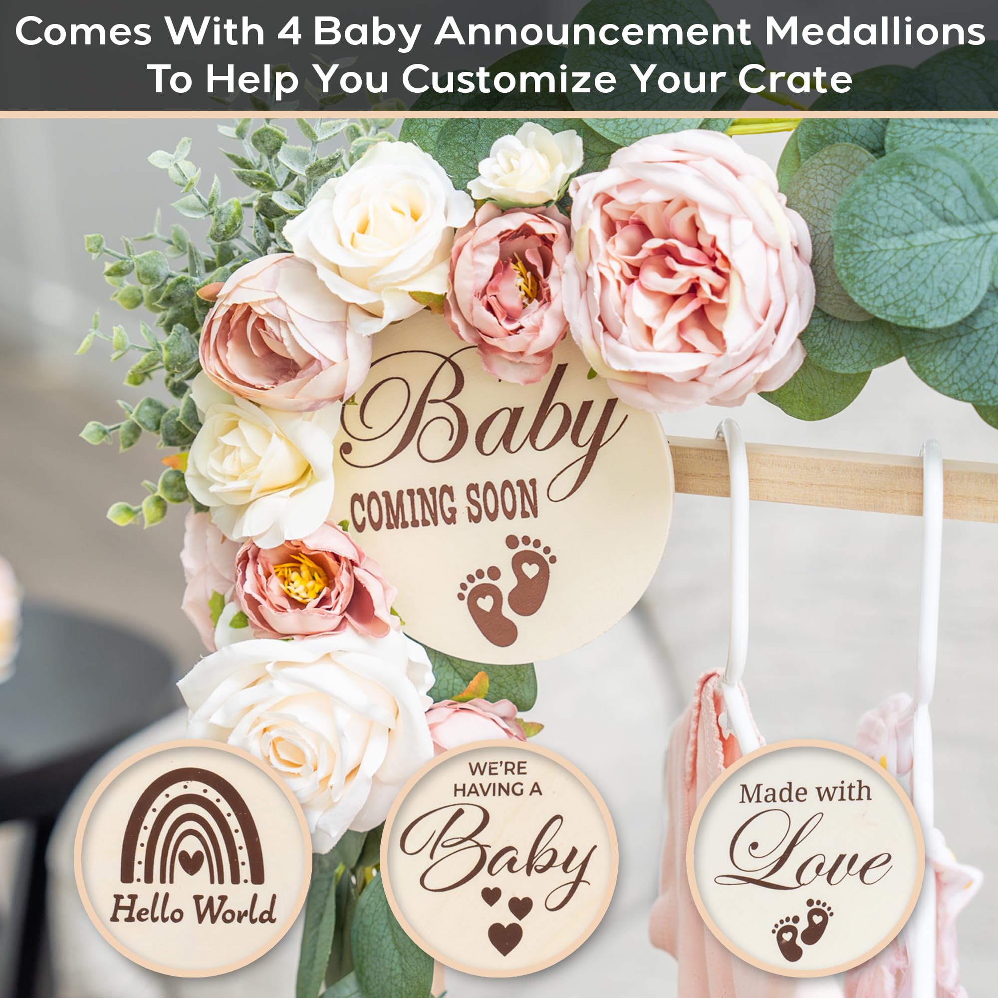 Little Cuteness personalized letter sets let you spell baby's name.