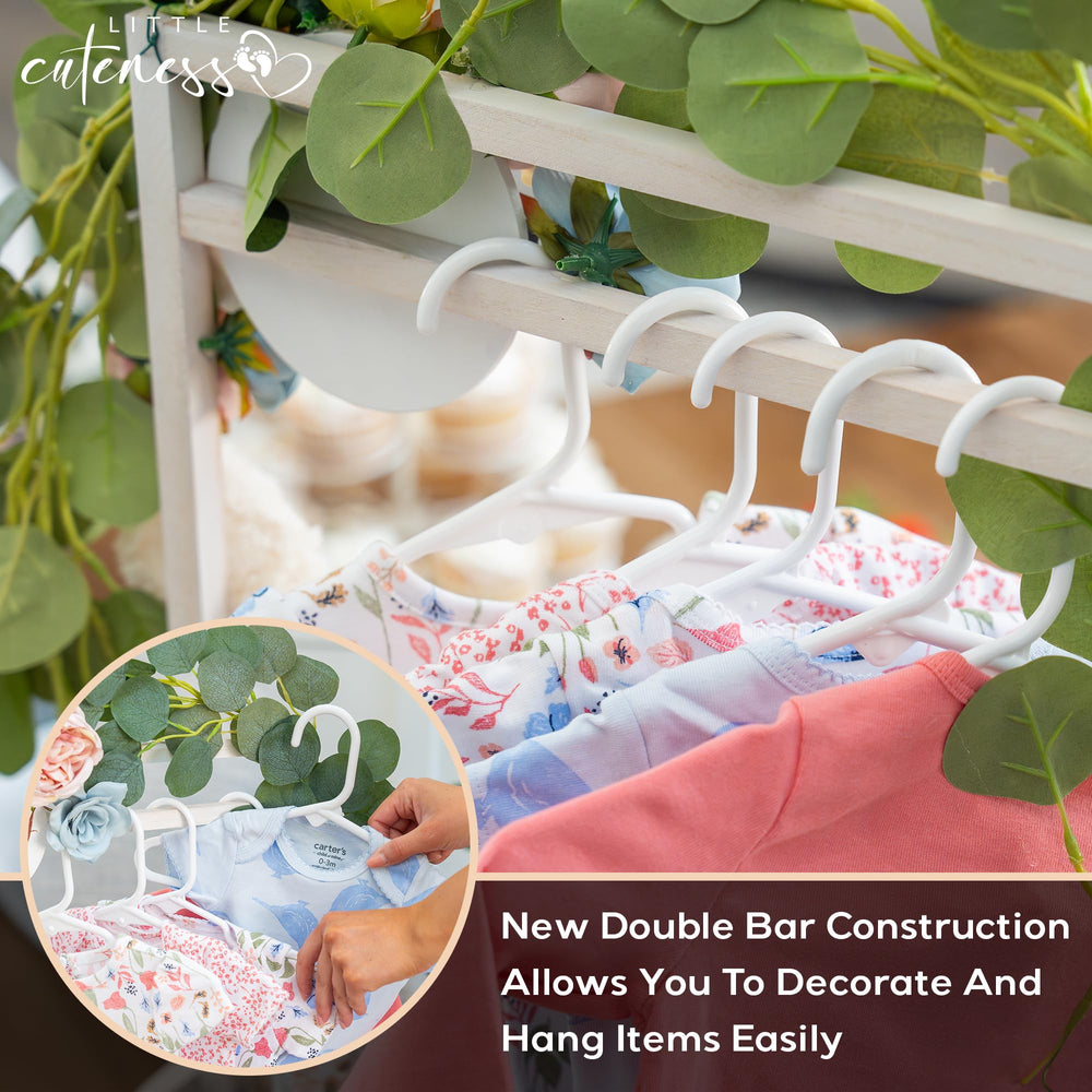 Little Cuteness personalized name letters for custom baby gift basket.