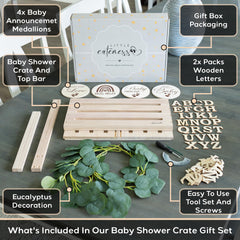 Little Cuteness crate closet features cutout carrying handles for easy transport.