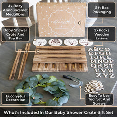 Little Cuteness dual-rod crate closet shows two bars for hangable outfits.