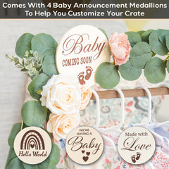 Little Cuteness personalization set close-up demonstrates spelling the name and adding signs for warmth