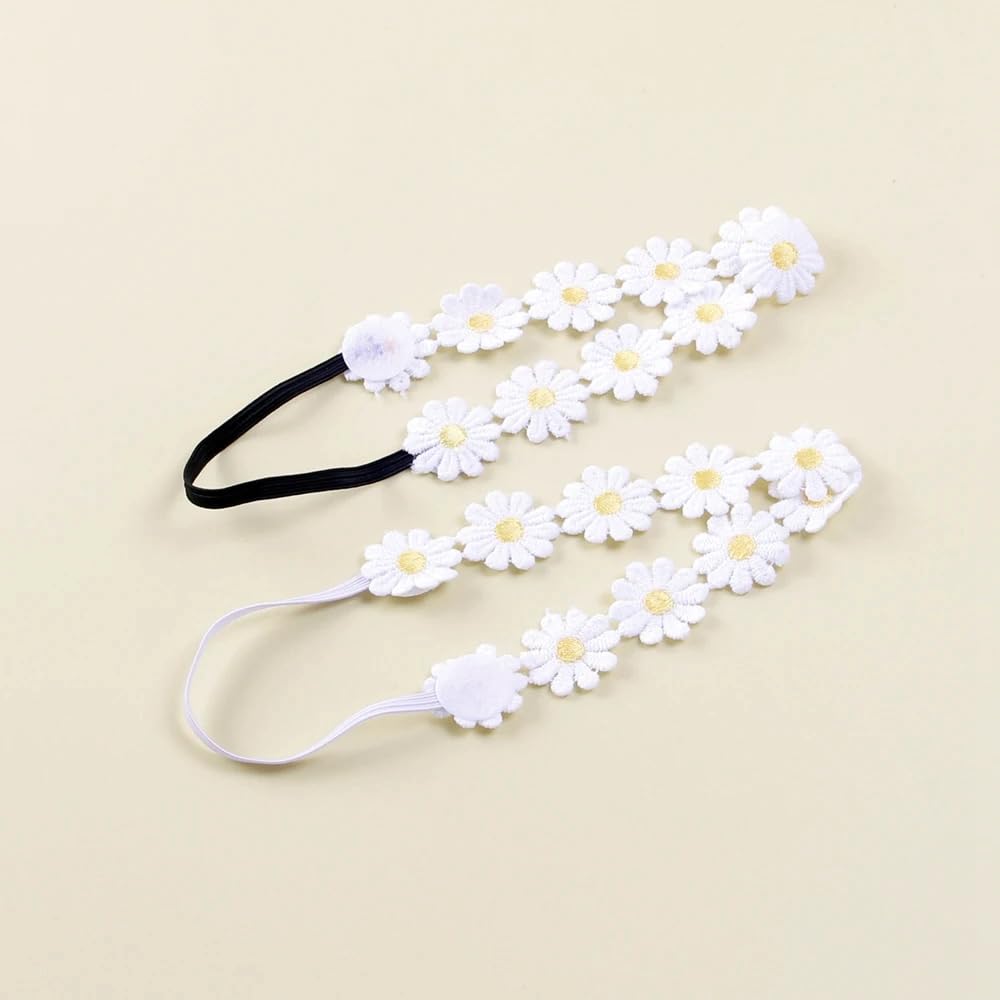 Little Daisy Headband great for outdoor photography props.