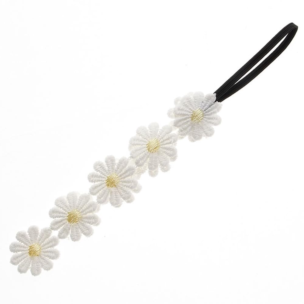 Little Daisy Headband soft elastic band ensures secure, gentle wear.