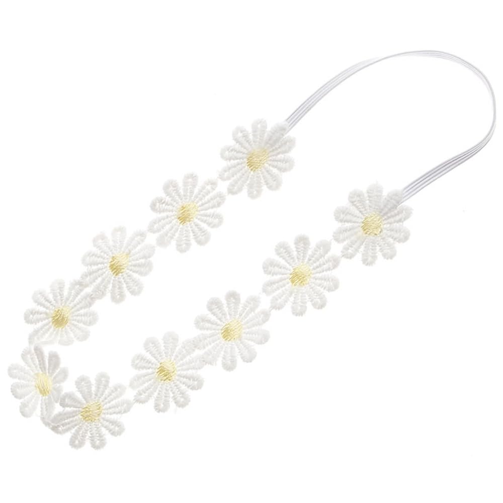 Little Daisy Headband two-color pack shown for versatile styling.