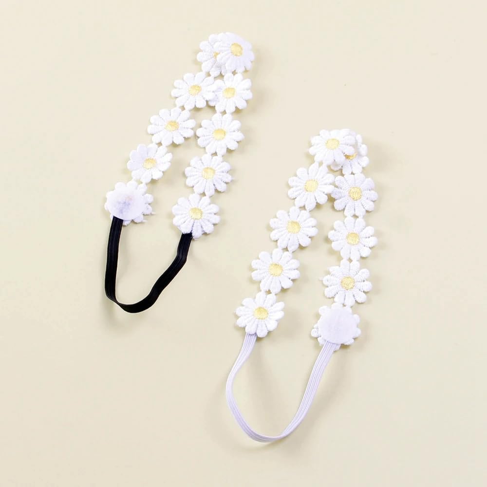Little Daisy Headband ideal for weddings and photoshoots.