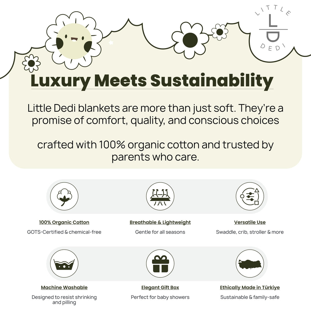 Little Dedi blanket in premium gift box ready for gifting