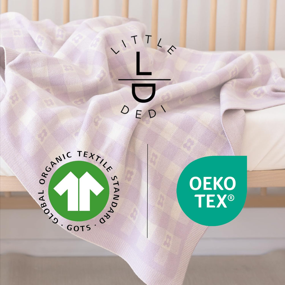 Little Dedi blanket made in Türkiye emphasizes sustainable craftsmanship.