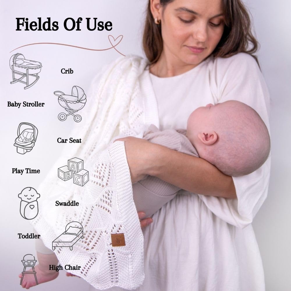 Little Dedi hypoallergenic baby blanket pink closeup reveals silky knit softness.