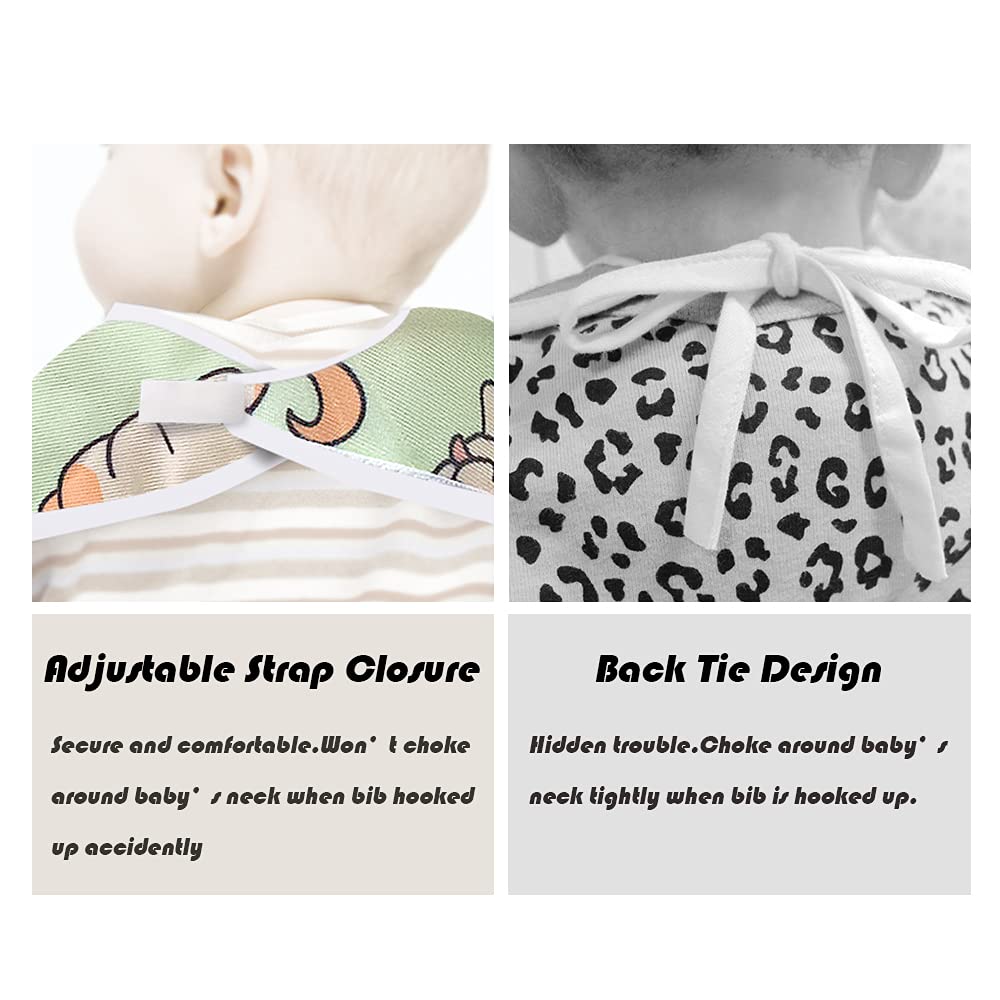 Little Dimsum two-pack bib set in cute Little Puppy and Little Cat designs for everyday meals.