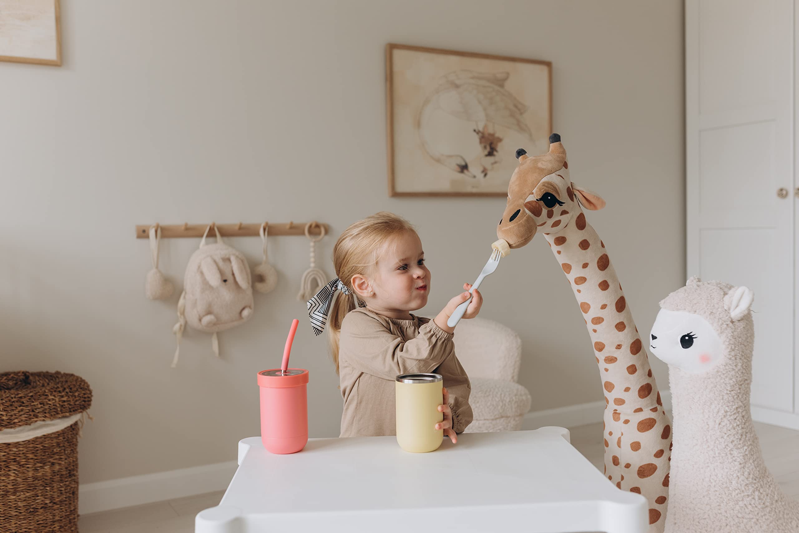 Little Ecos included-accessories pack with stickers and cleaning brush for fun care.