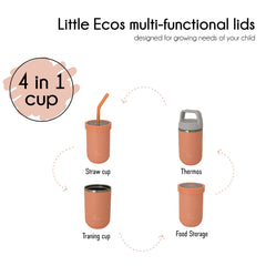Little Ecos insulated stainless-steel cup keeps drinks at the right temperature on the go.