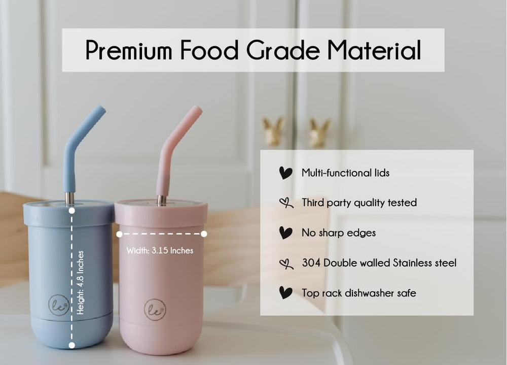 Little Ecos leak-proof lids maintain mess-free meals at home or school.