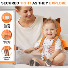 Little Family head protector uses hypoallergenic fabric for gentle skin contact