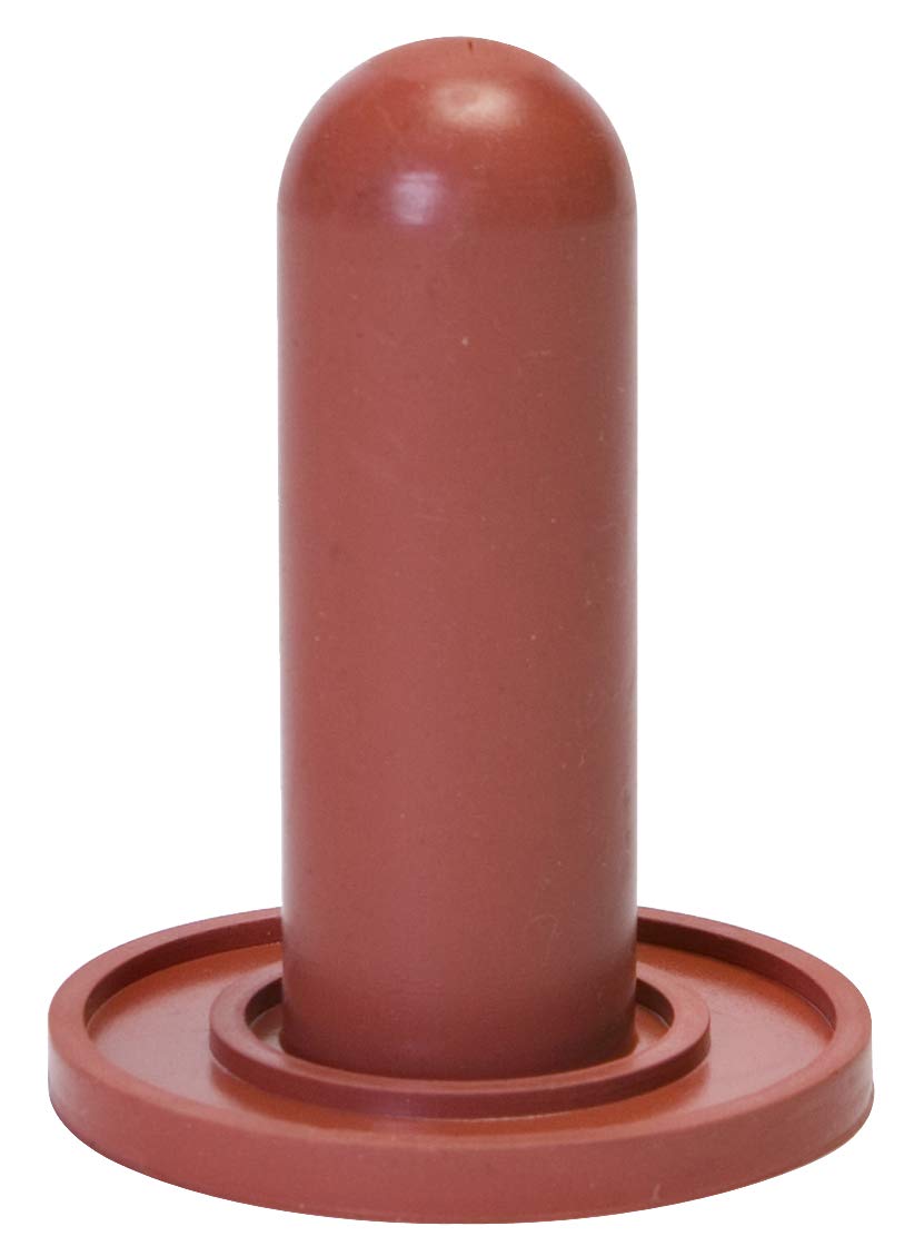 Little Giant calf nipple with screw-on attachment enabling natural-feel feeding