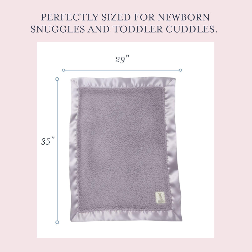 Little Giraffe Chenille blanket texture detail—plush warmth for cozy snuggles.