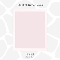 Little Giraffe Posh Mink blanket plush-fur side highlights luxurious warmth.