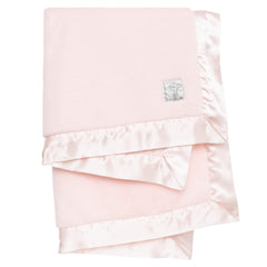 Little Giraffe Posh Mink blanket soft-side closeup for newborn comfort.
