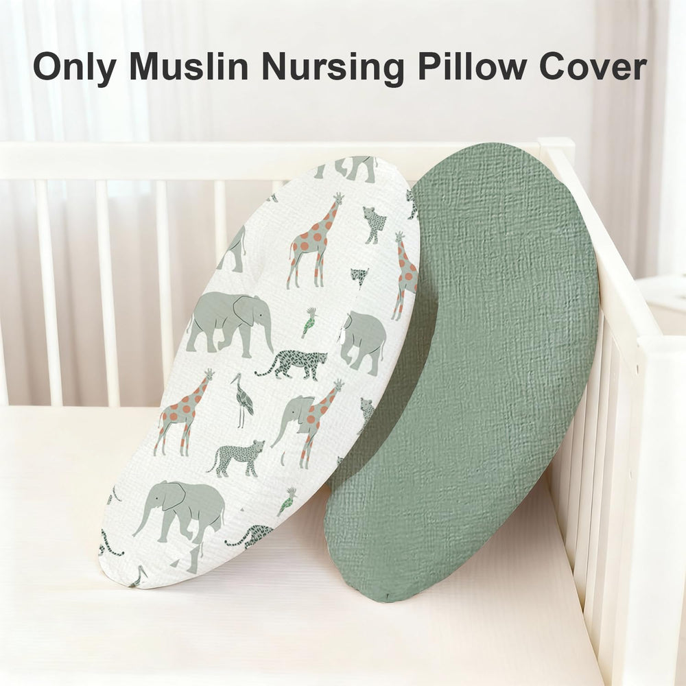 Little Grape Land 24x18 inch nursing pillow cover fits standard shapes