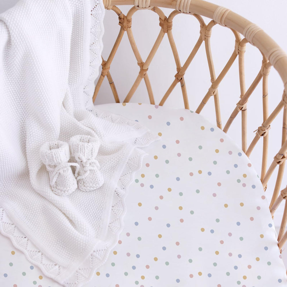 Little Grape Land bassinet sheets neutral colors complement any nursery style