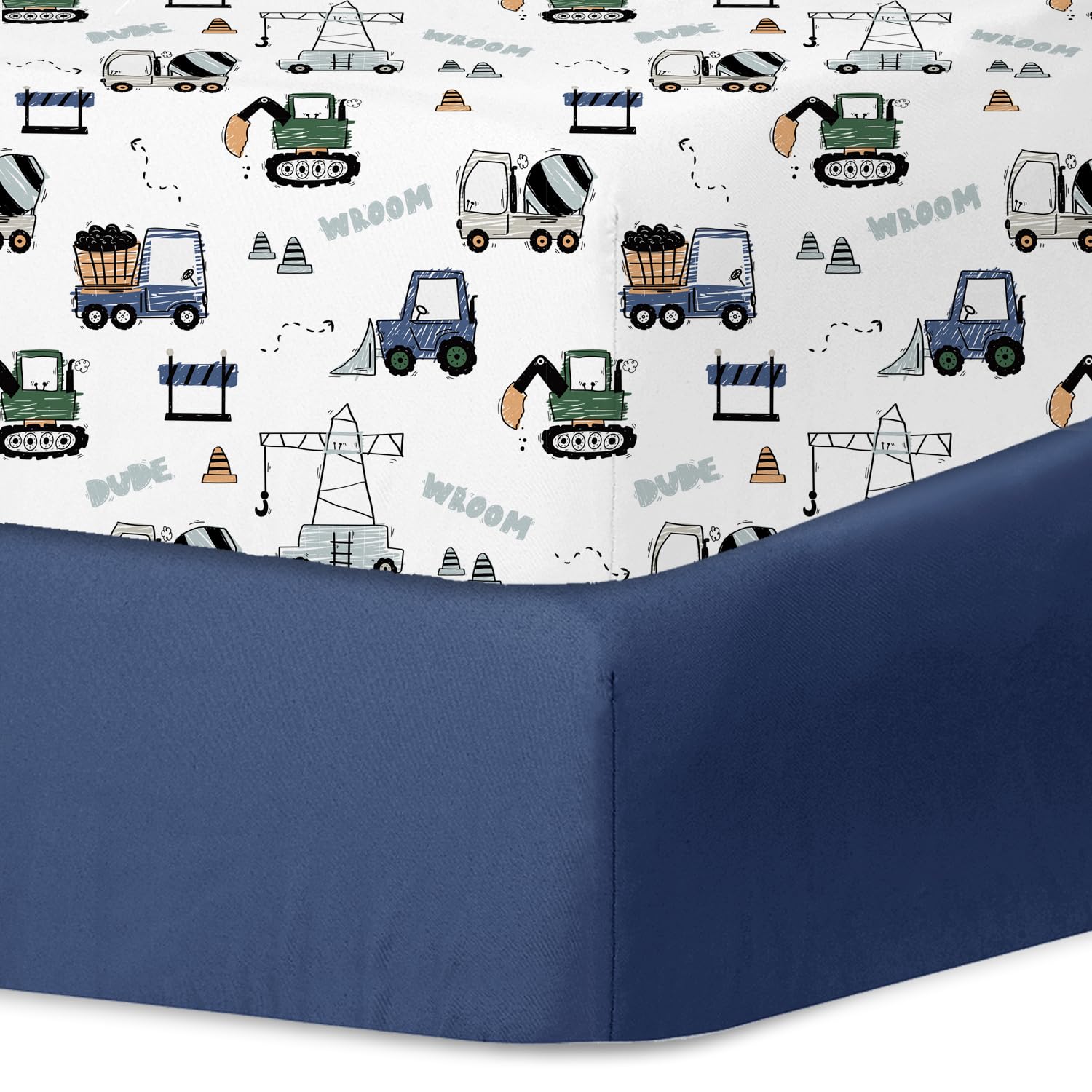 Little Grape Land crib sheets 2-pack ready to swap for quick changes and clean nights